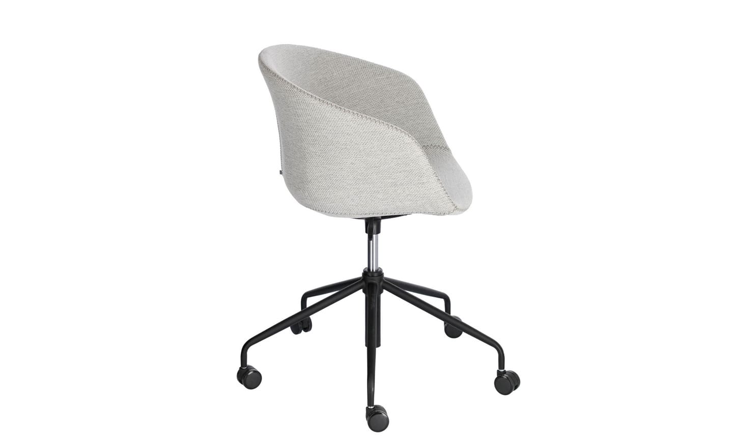 Cadeira de Escritório Yvette Cinza Claro - CC5171VD14. Design elegante com tecido antimanchas e ajustes de altura. Perfeita para adicionar estilo e conforto ao seu escritório. Moveistore