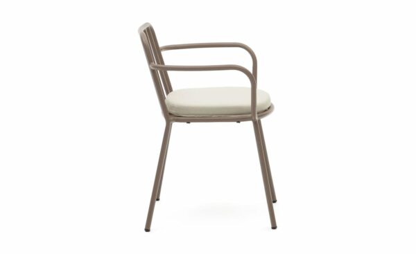 Cadeira de Exterior Bramant Malva em aço tratado - J0600045RR10 | Moveistore