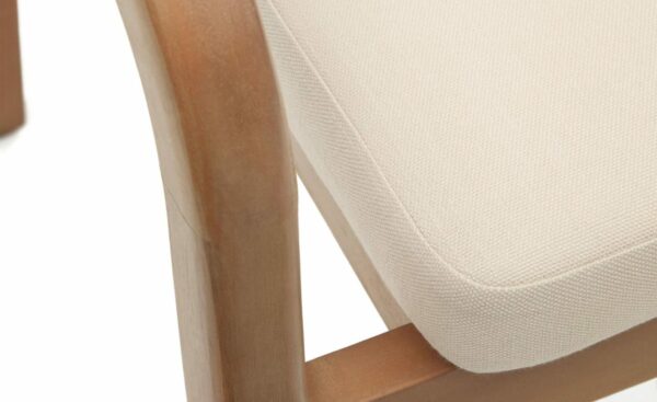 Cadeira de Exterior Malaret Bege em madeira maciça de eucalipto - J0600049JJ12 | Moveistore