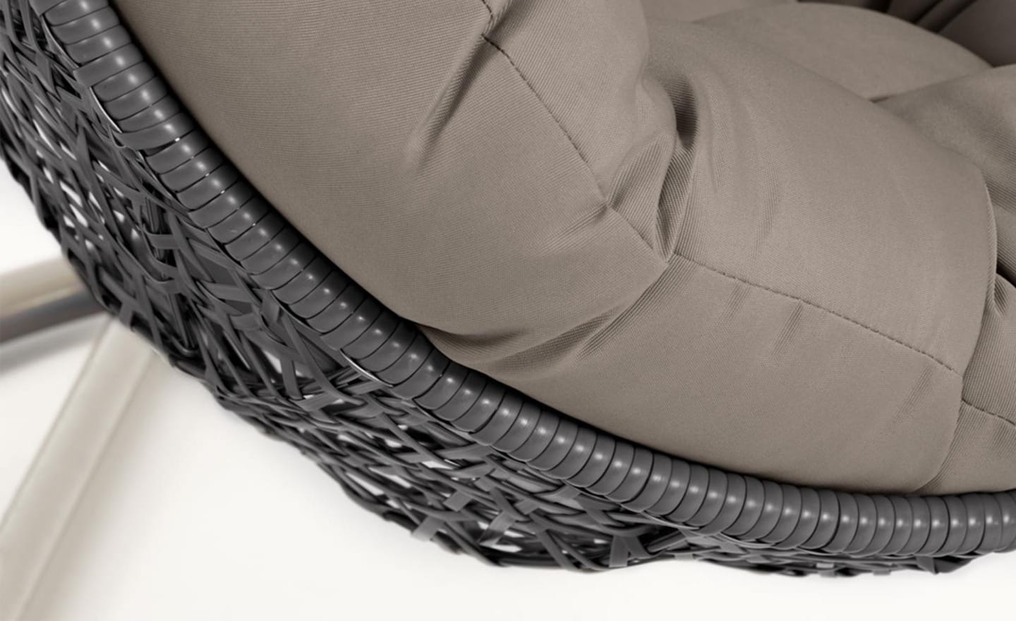 Cadeirão Suspenso com Pé Florina Cinza Escuro J1000031FN02 – Moveistore
