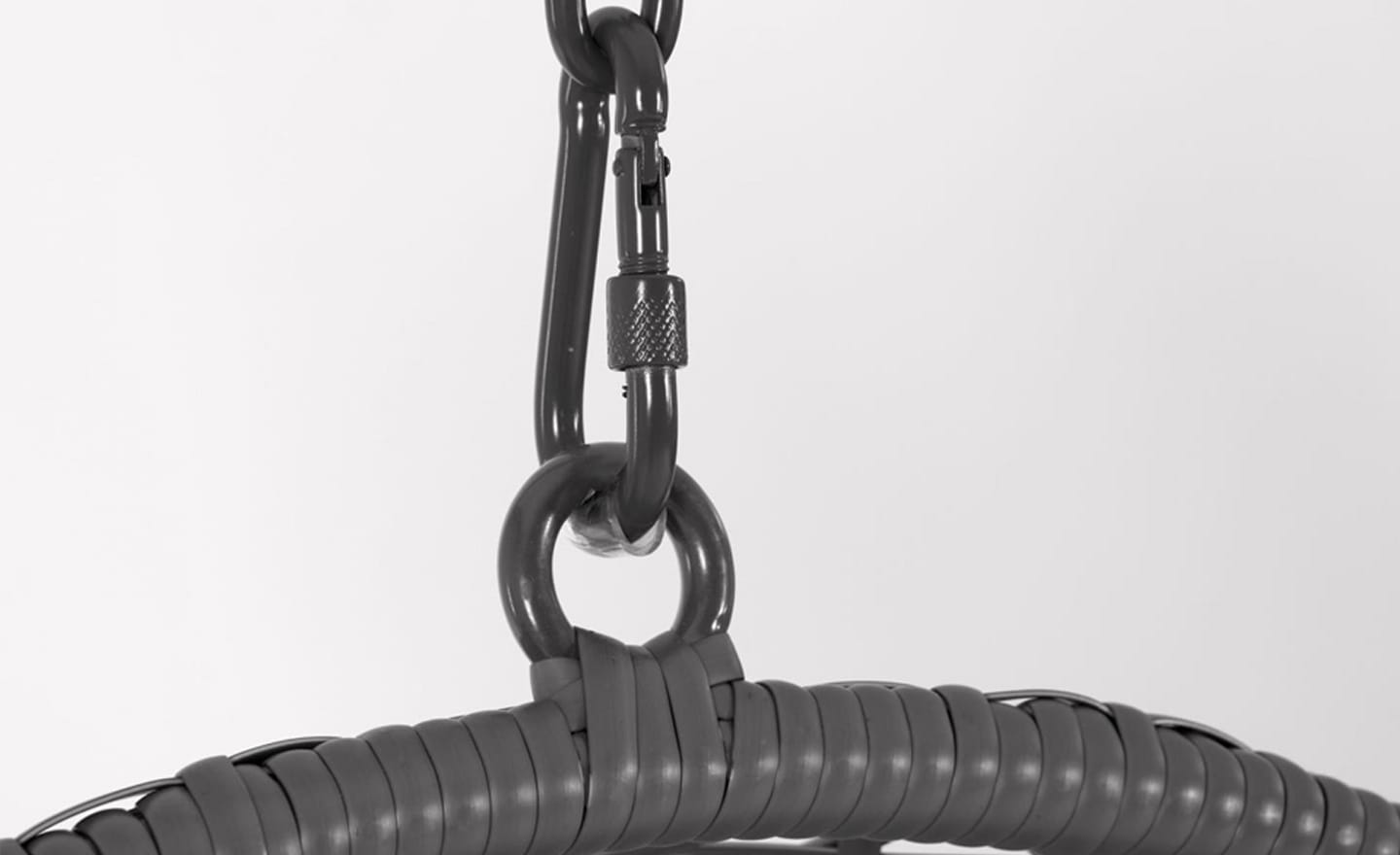 Cadeirão Suspenso com Pé Florina Cinza Escuro J1000031FN02 – Moveistore
