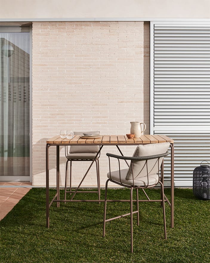 Mesa Alta de Exterior Retangular Salguer – J0400004NN05