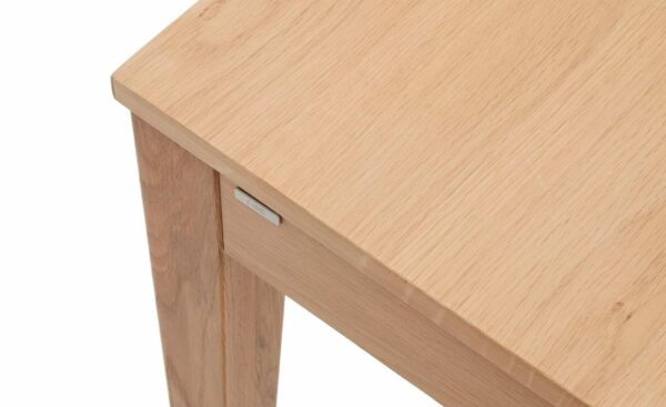 Mesa Extensível de Exterior Yain 120-180 em carvalho maciço com extensão interna de 60cm, ideal para ambientes externos