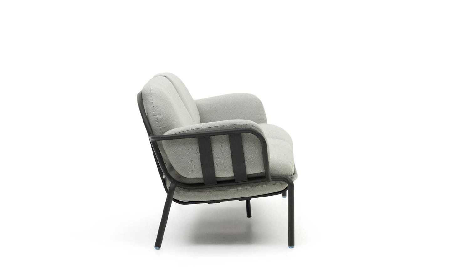 Sofá de Exterior de 3 Lugares Joncols Cinza Escuro – O1030030GP03