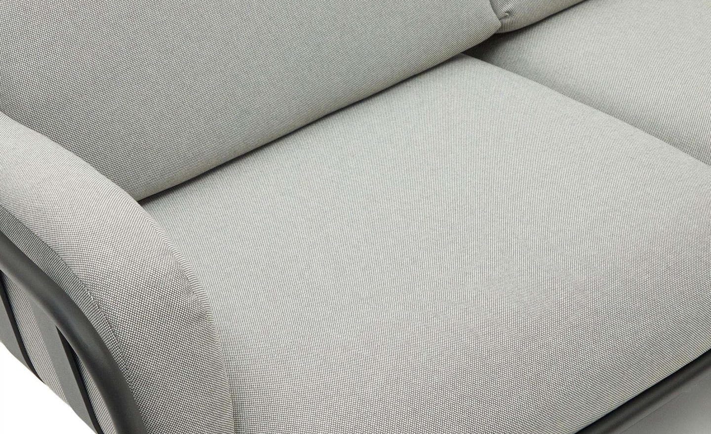 Sofá de Exterior de 2 Lugares Joncols Cinza – O1030020GP03