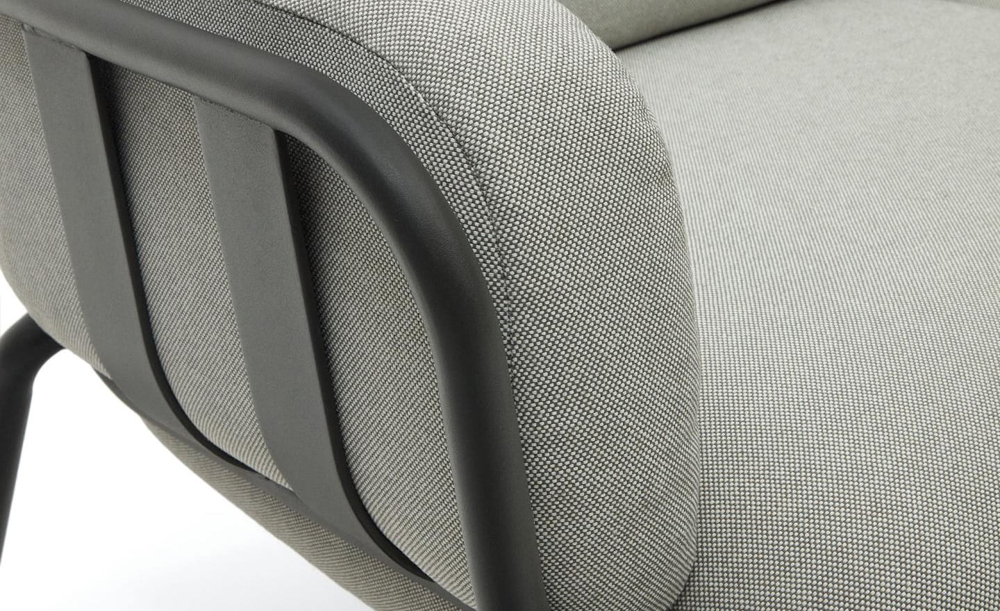 Sofá de Exterior de 2 Lugares Joncols Cinza – O1030020GP03