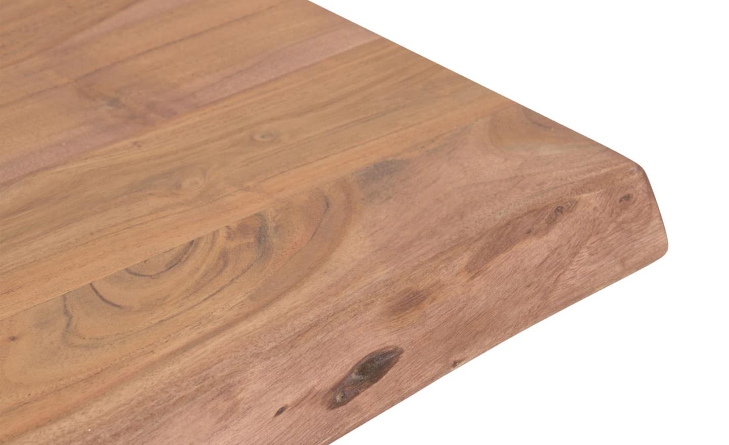 Consola Alaia, madeira maciça de acácia sustentável, veios de madeira, design único.