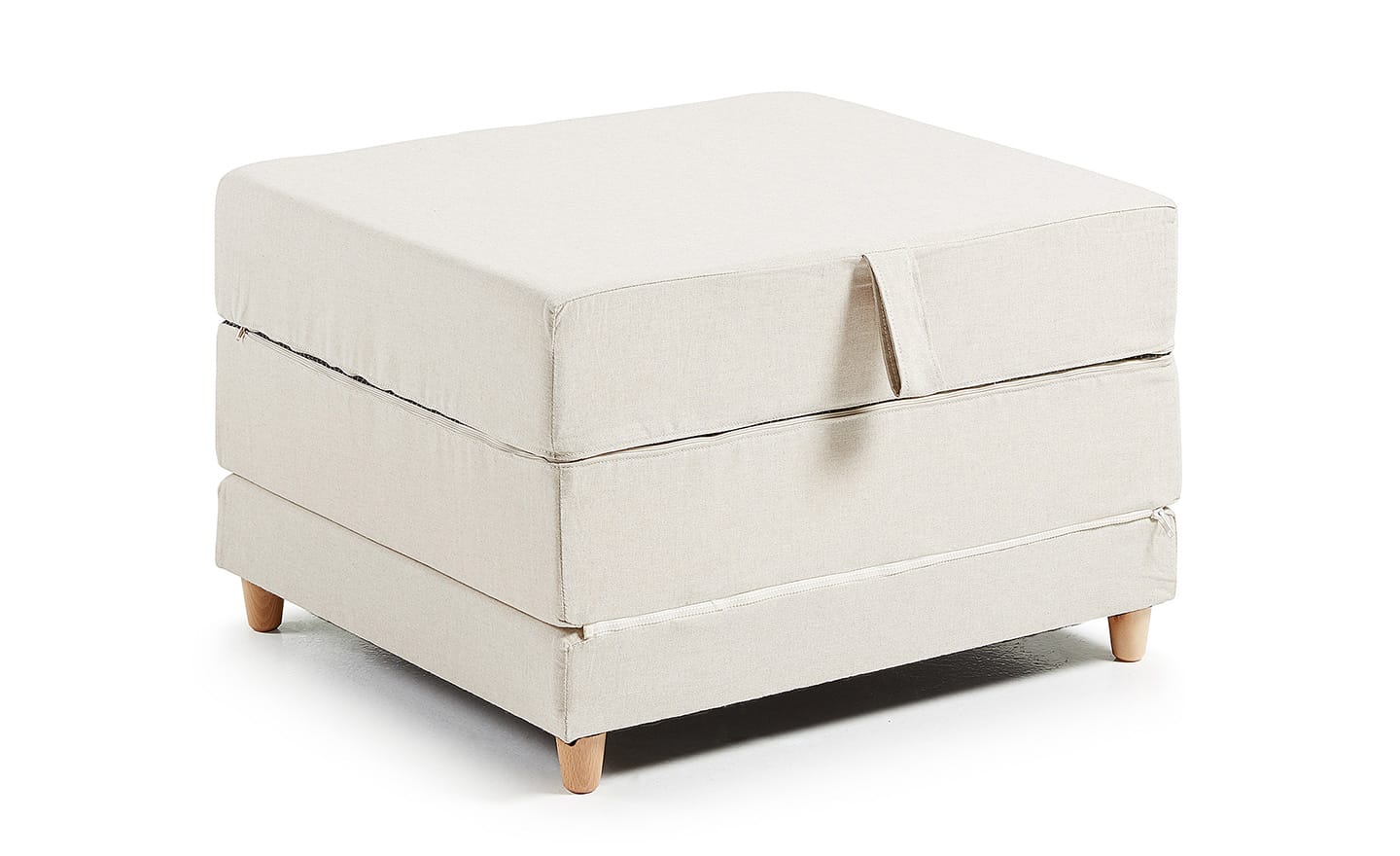 Puff Cama Kos Cinza Claro | S432VA03