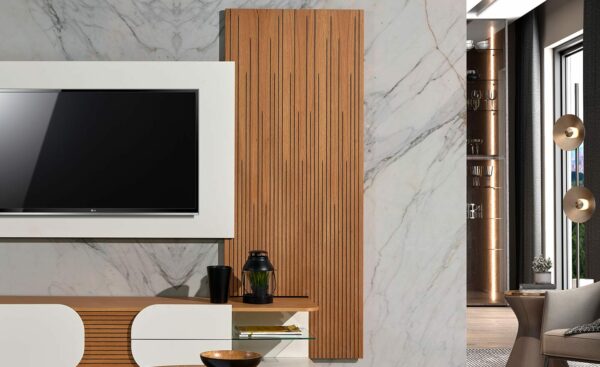 Estante Sala de Estar Angel - Móvel de Sala Moderno com Painel de TV