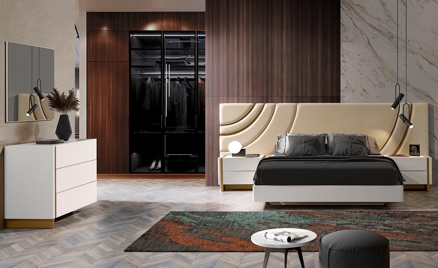 Mesa de Cabeceira Novara – Design Moderno