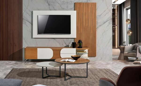 Mesa de Centro Angel - Conjunto de Mesas de Café Modernas de Tamanhos Diferentes