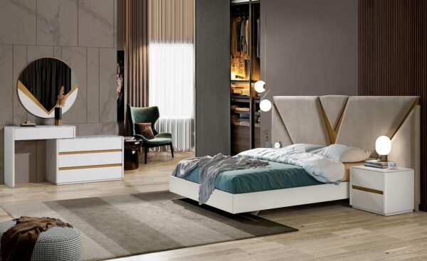 Quarto de Casal Avanti - Conjunto de Quarto Modernista e Elegante