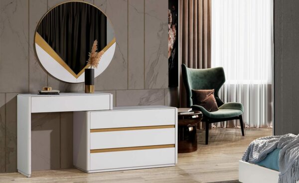 Quarto de Casal Avanti - Conjunto de Quarto Modernista e Elegante