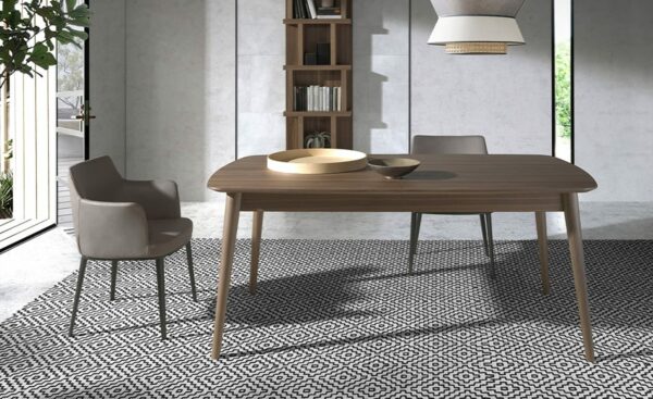 Cadeira Elle 4112 - Móvel de jantar estofado com design moderno | Moveistore