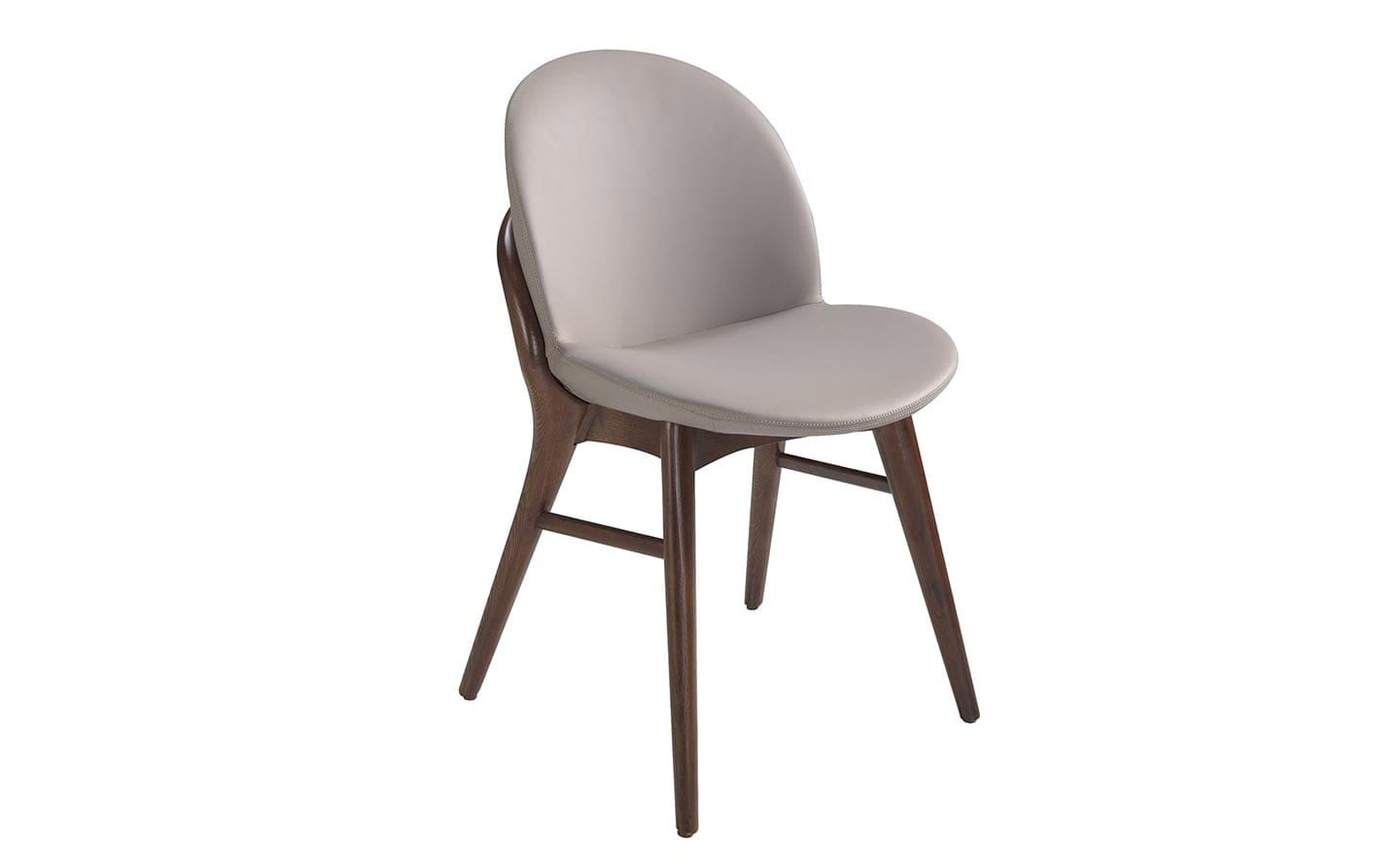 Cadeira Munique 4107 - Cadeira de Madeira Estofada para Sala de Jantar | Moveistore