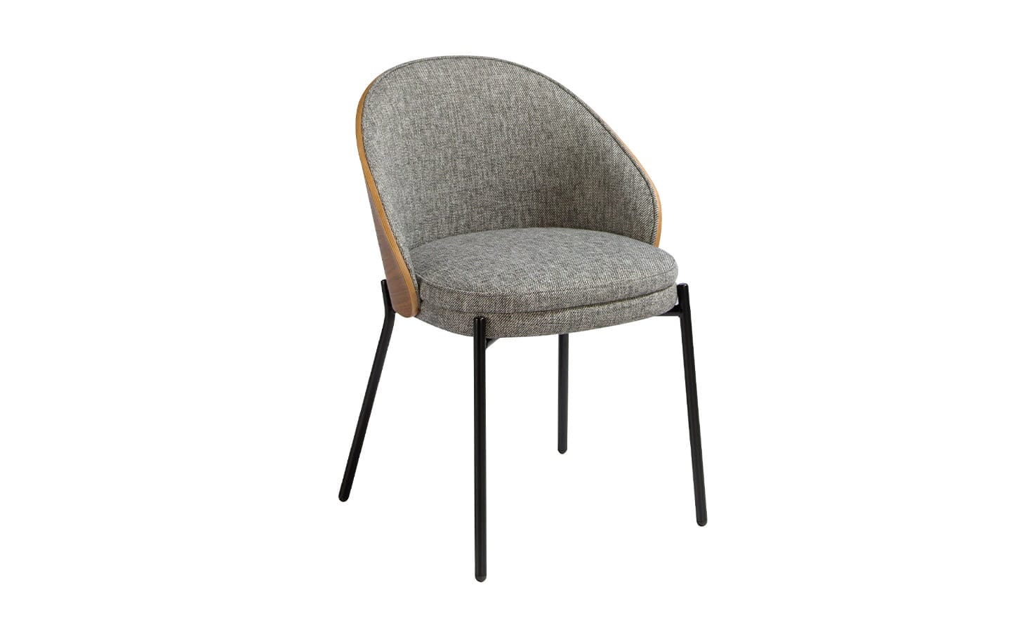 Cadeira Sigma 4115 - Design contemporâneo e estofado em tecido cinza | Moveistore