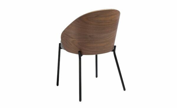 Cadeira Sigma 4115 - Design contemporâneo e estofado em tecido cinza | Moveistore