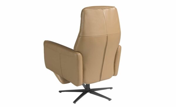 Cadeirão Giratório Duplo Relax 5086 estofado em pele arena, mecanismos relax elétricos, porta USB | Moveistore