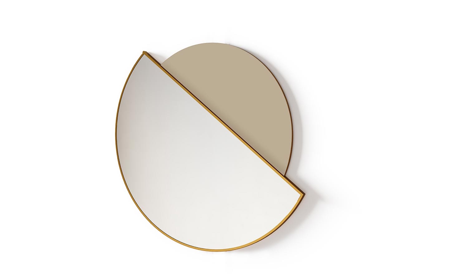 Espelho Elitis com detalhes em MDF e dourados | Moveistore