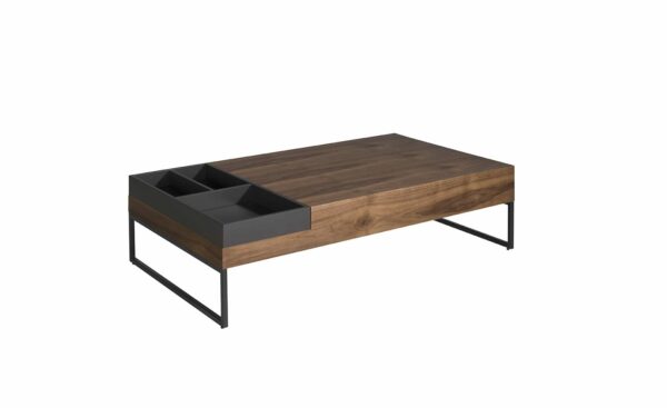 Mesa de Centro Icon 2104 - Design Moderno em Nogueira | Moveistore