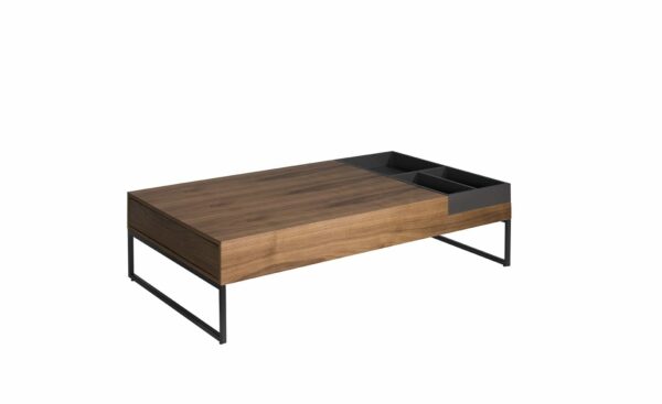 Mesa de Centro Icon 2104 - Design Moderno em Nogueira | Moveistore