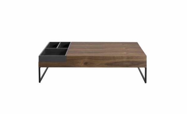 Mesa de Centro Icon 2104 - Design Moderno em Nogueira | Moveistore