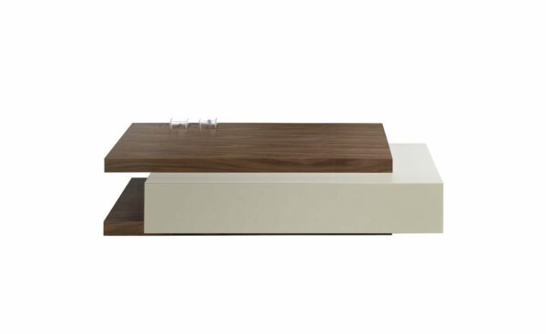 Mesa de Centro Skyline 2105 - Design Moderno em Nogueira | Moveistore