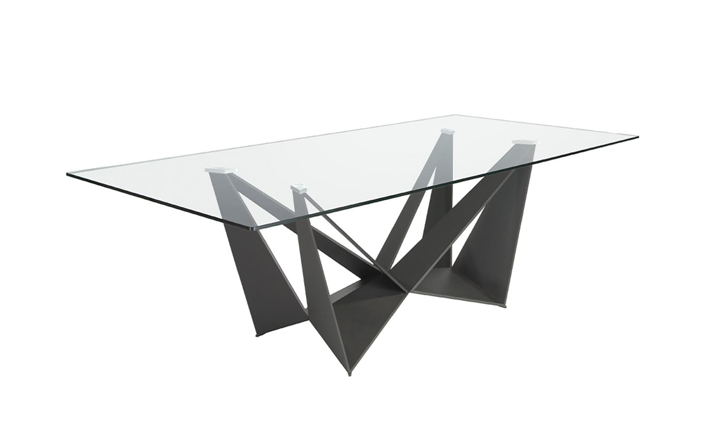 Mesa de Jantar Fenice 1128 - Design Moderno em Vidro Temperado | Moveistore