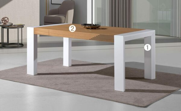 Mesa de Jantar Extensível Sunset 2 - Mesa de Jantar Moderna para salas de jantar modernas | Moveistore