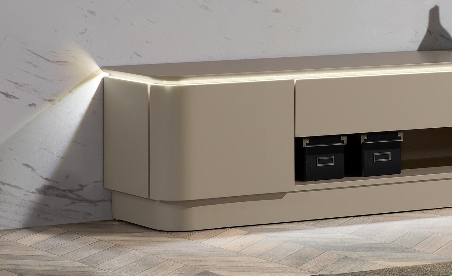 Móvel de TV Elitis – Design Moderno e Iluminação LED | Moveistore