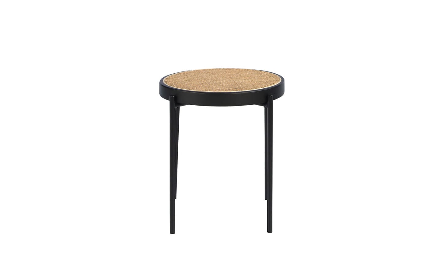 Mesa de Centro Apoio Louisa 2109 – Design Moderno em Vime e Aço | Moveistore