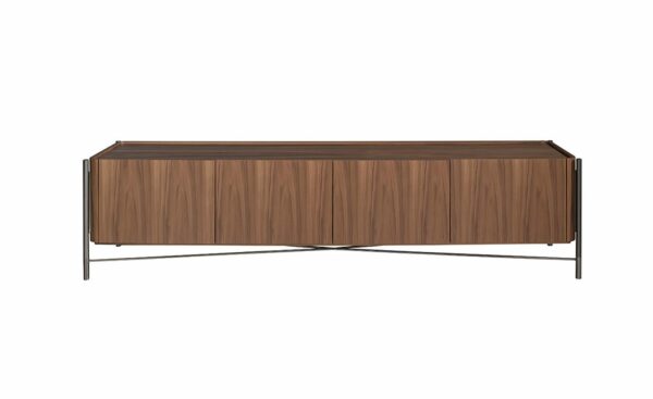 Móvel de TV Patio 3240 - Design Moderno em Nogueira Natural | Moveistore