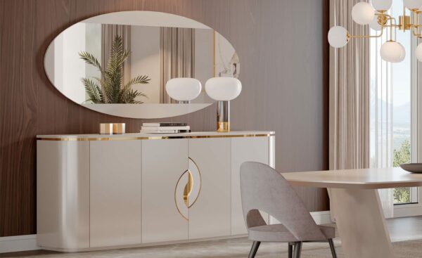Aparador Alma Round - Design Moderno e Elegante | Moveistore