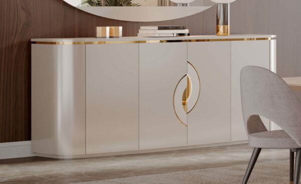 Aparador Alma Round - Design Moderno e Elegante | Moveistore