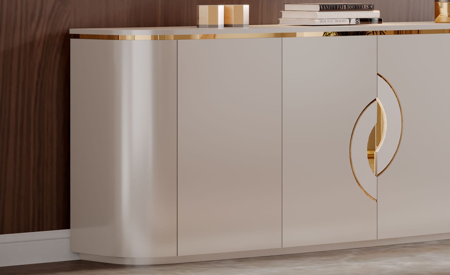 Aparador Alma Round – Design Moderno e Elegante | Moveistore
