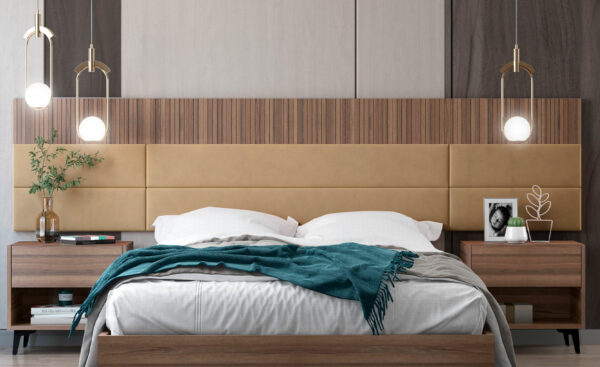 Cabeceira Suspensa Hotel Aqua - Design Moderno e Conforto para o Seu Quarto | Moveistore