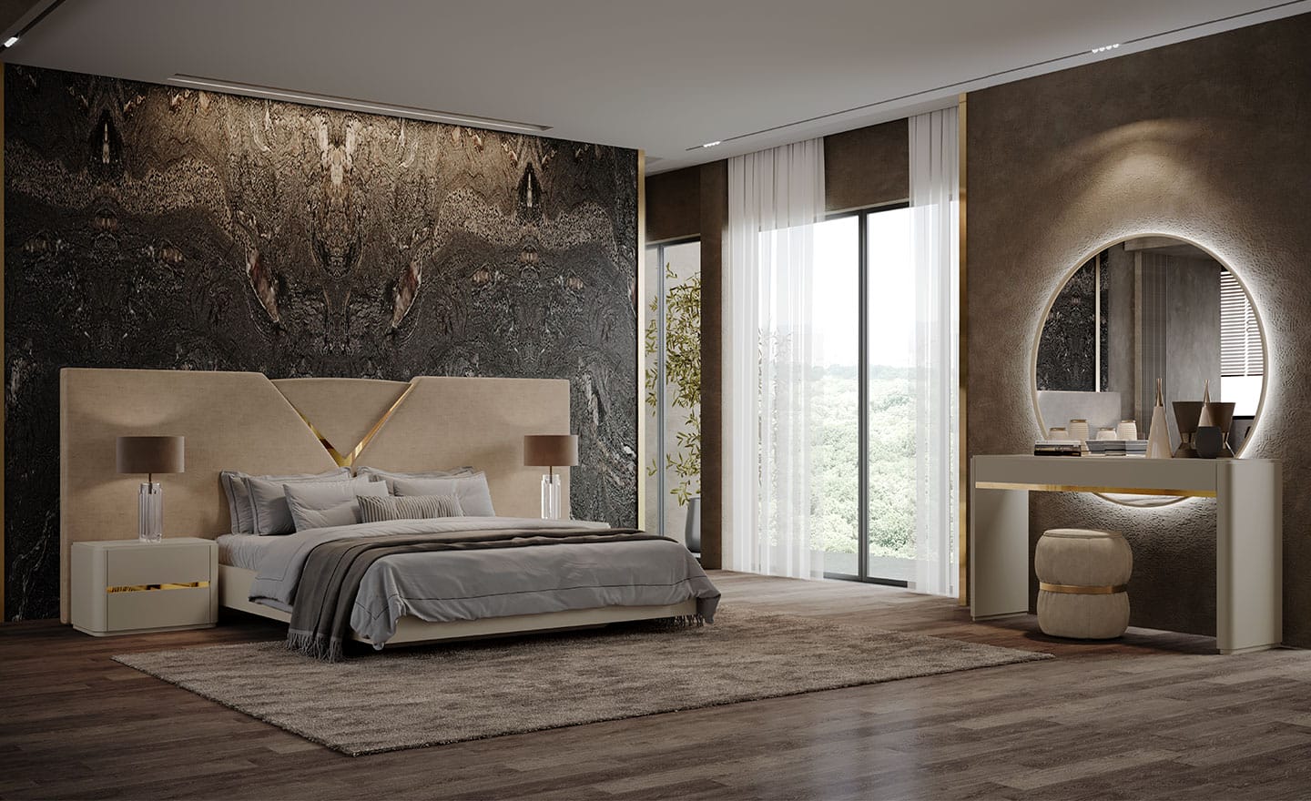 Cama de Casal Alma 04 – Estilo e Conforto para seu Quarto | Moveistore