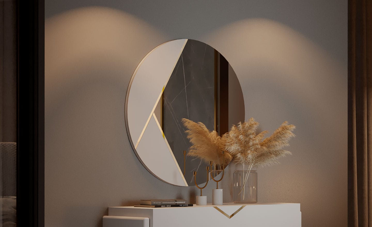 Espelho Redondo Alma - Design Moderno e Elegante | Moveistore