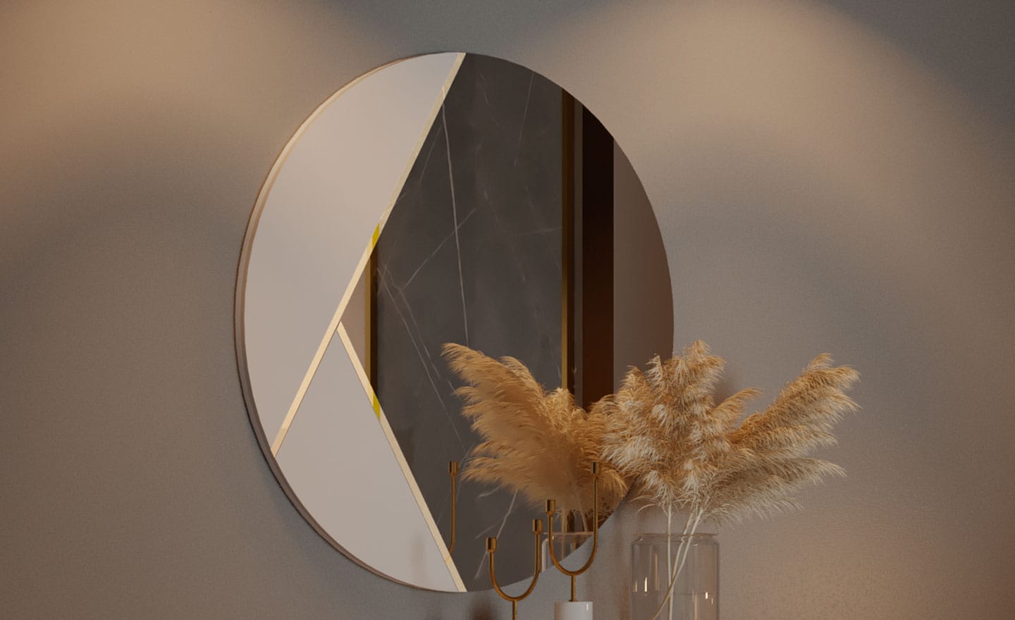 Espelho Redondo Alma - Design Moderno e Elegante | Moveistore