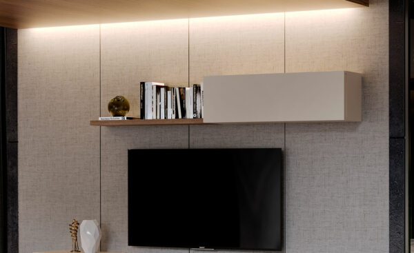 Estante Sala Estar Aqua 02 - Design Moderno e Funcional | Moveistore
