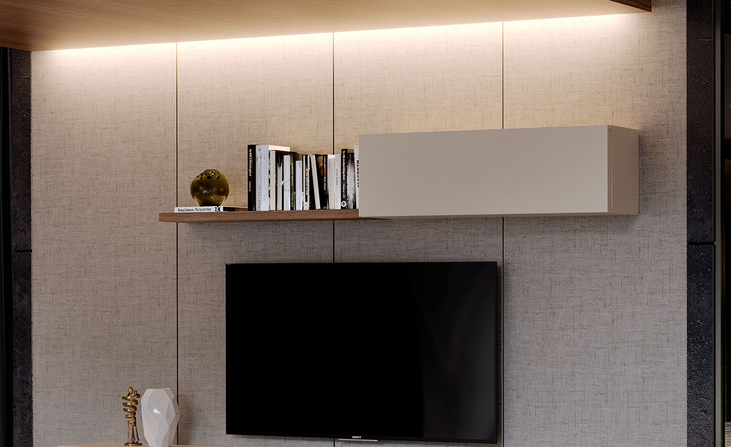 Estante Sala Estar Aqua 02 – Modernidade e Versatilidade