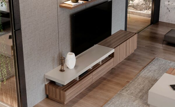 Estante Sala Estar Aqua 02 - Design Moderno e Funcional | Moveistore
