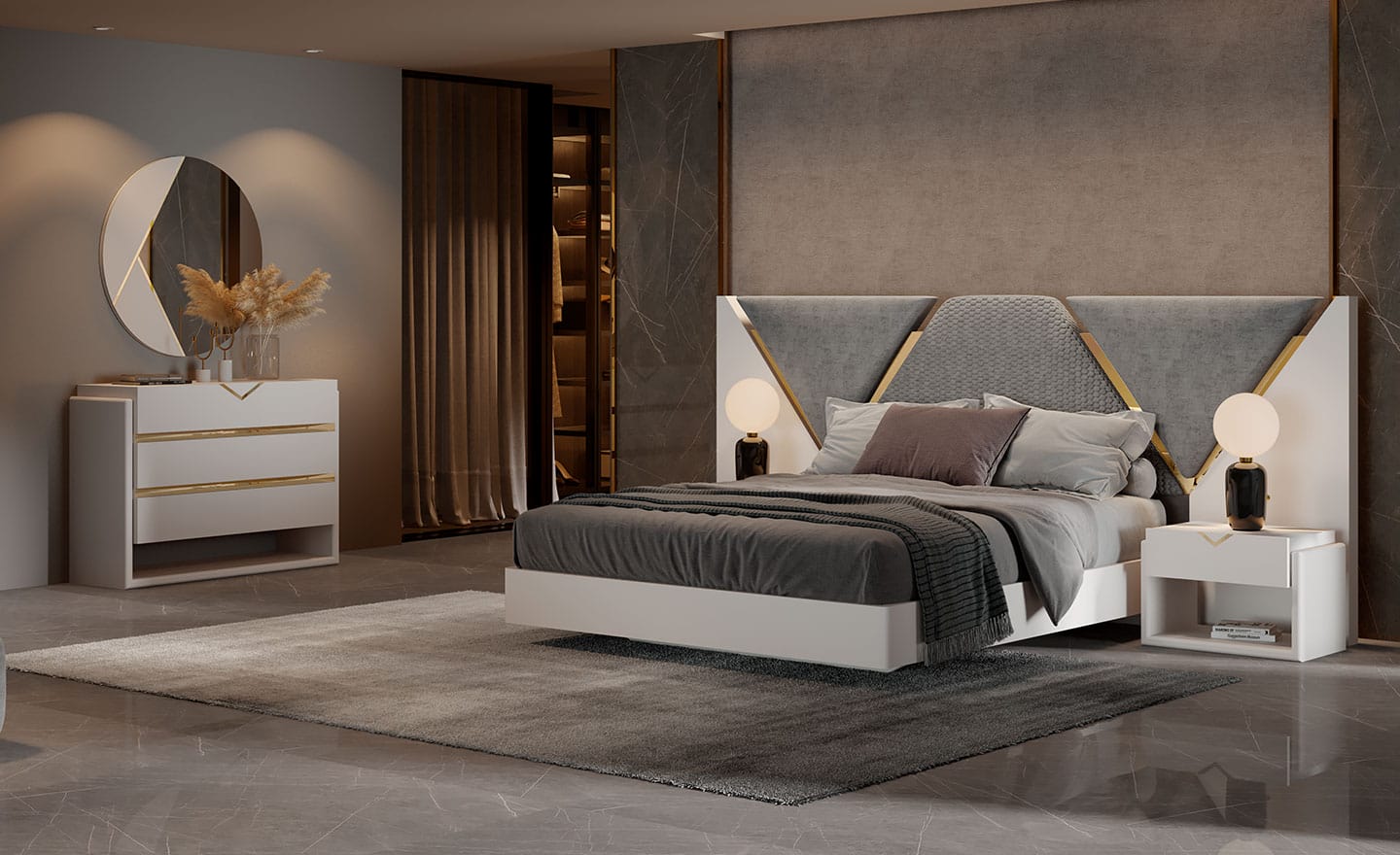 Mesa de Cabeceira Alma V – Design Moderno em Madeira | Moveistore