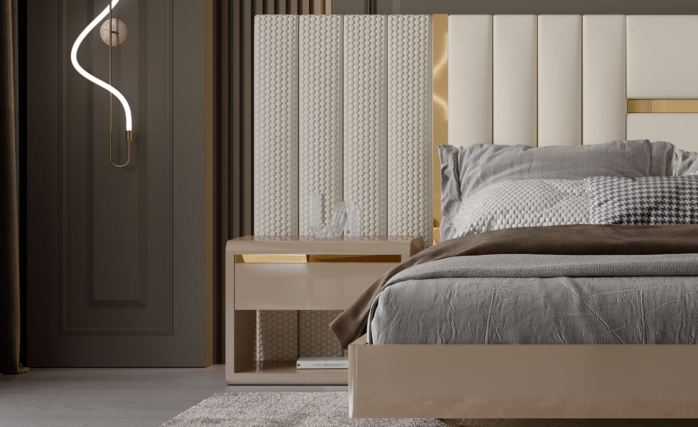 Quarto de Casal Alma 05 – Design Moderno e Elegante | Moveistore