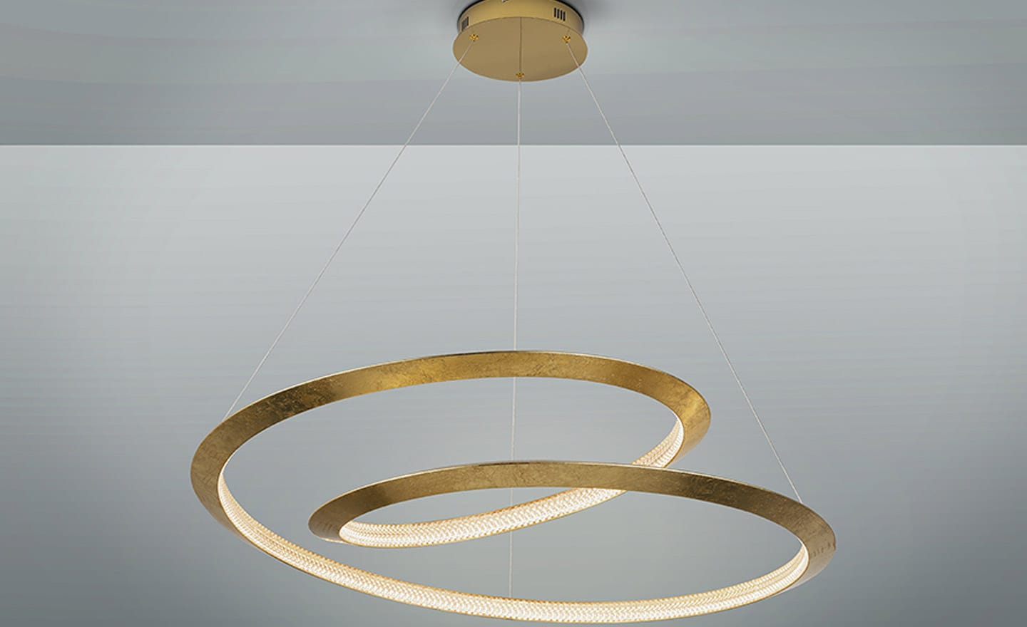 Candeeiro de Teto Eternity Folha de Ouro 90 165839