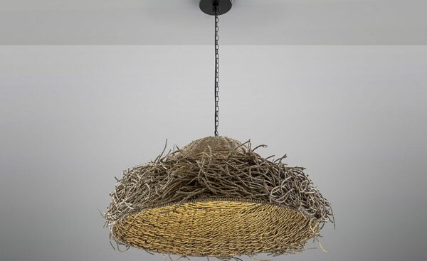 Candeeiro Seagrass Maui D80 196855 - Toque natural e acolhedor para ambientes amplos | Moveistore