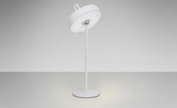 Candeeiro de Mesa Gong Branco 551869 - Design versátil para interior e exterior