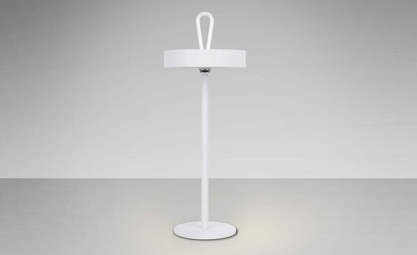 Candeeiro de Mesa Gong Branco 551869 - Design versátil para interior e exterior