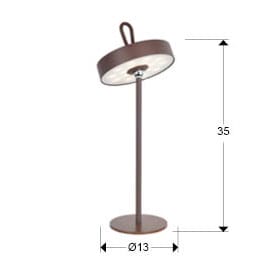 Candeeiro de Mesa - LED Interior e Exterior | Moveistore