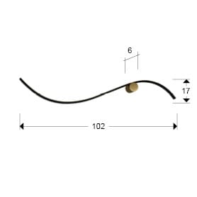 Candeeiro de Parede Siloe 483265 - Elegância e eficiência em iluminação LED | Moveistore